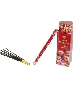 Incensos SAC Rosa Vermelha 8unid.